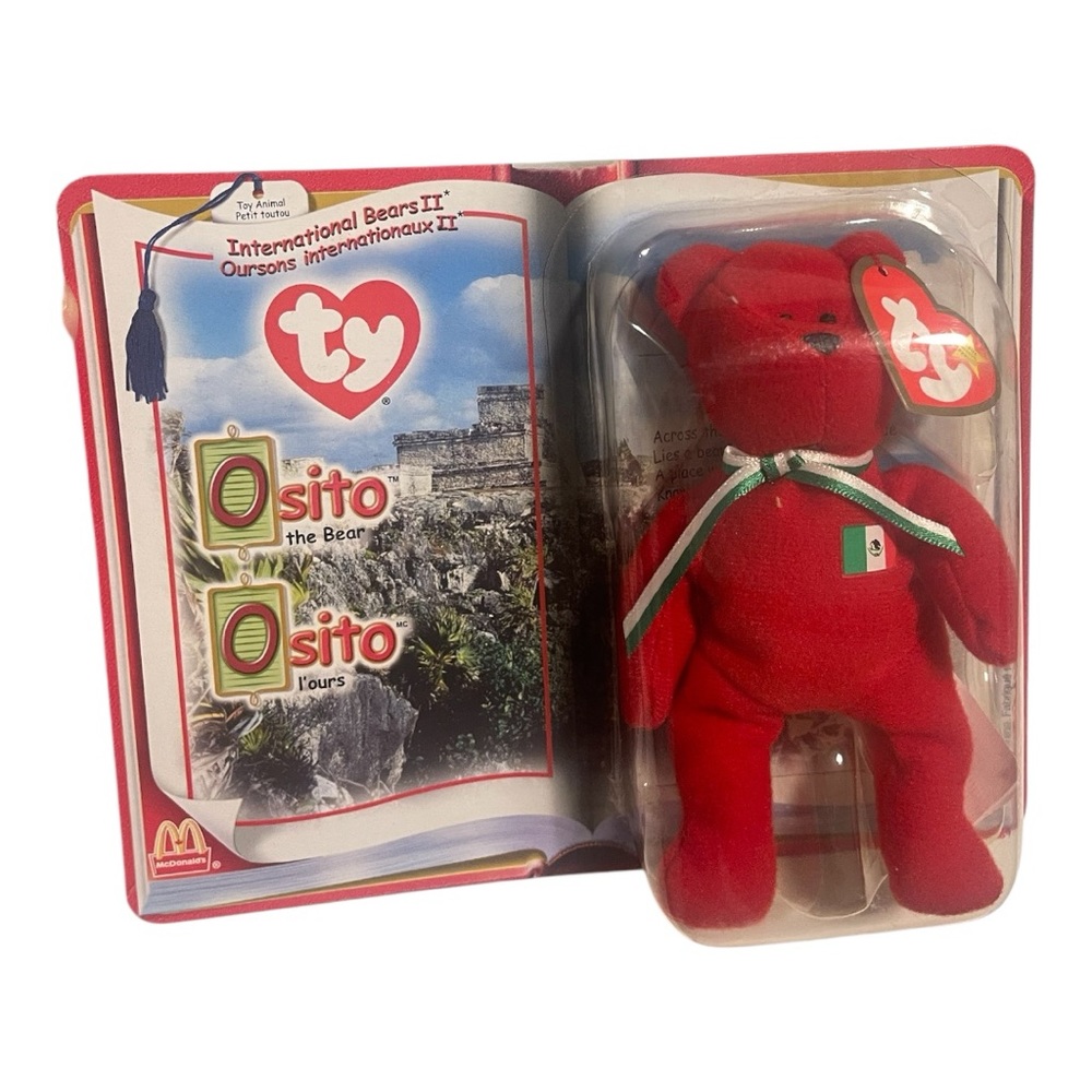 Vintage 2000 Ty Teenie Beanie Babies McDonalds Osito The Bear Sealed